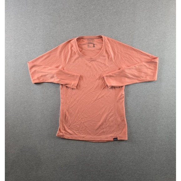 Patagonia Tops - Patagonia Capilene Midweight Top Womens Medium‎ Peach Crew Base Layer Gorpcore